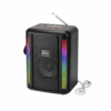 Sing-e ZQS-823 Portable Wireless Speaker – 25W High-Power Outdoor Bluetooth 5.3 Speaker with RGB Lights, FM Radio & Solar Charging Support