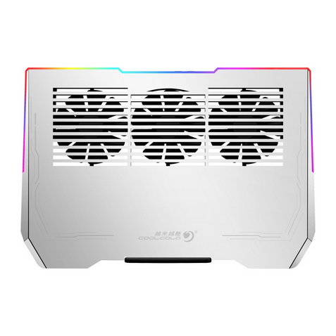 Porodo PDX117 Aluminum Multi-Fan RGB Cooling Pad - 1500RPM 17