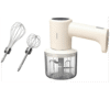 Porodo Rechargeable Hand Blender 3-in-1 Chopper Whisk 300ml Cordless