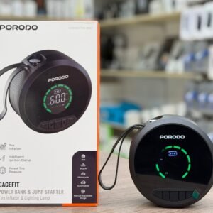 Porodo Gagefit 4-in-1 Tire Inflator Power Bank Jump Starter 150PSI